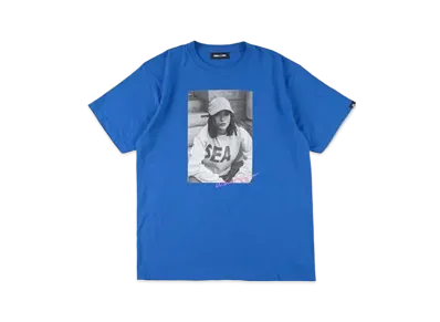 WIND AND SEA Girl (SEA-Street) photo tee "Blue"