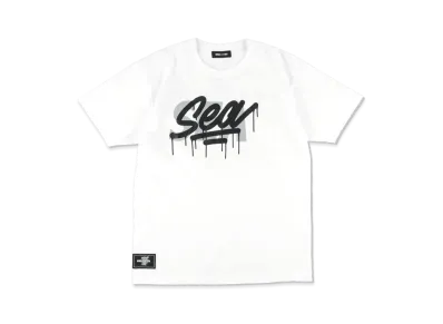 WIND AND SEA WDS x CASETiFY x it's a living T-shirt Triple Name Main Logo "White"