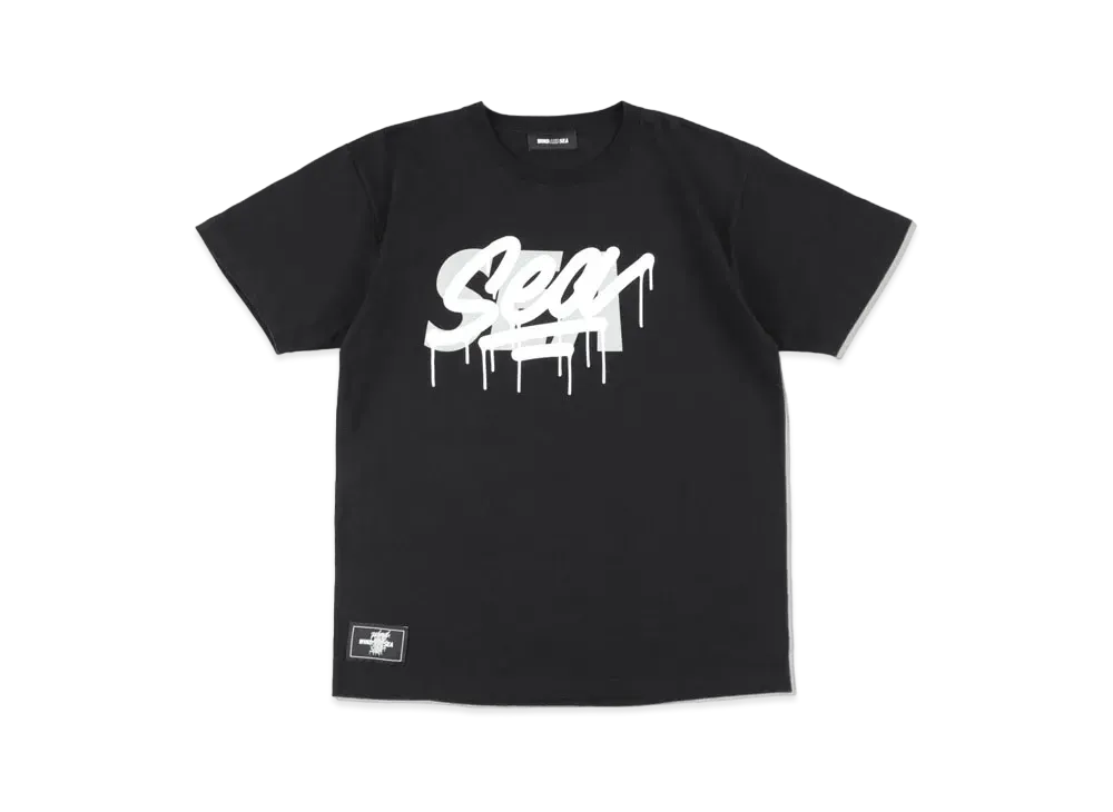 WIND AND SEA WDS x CASETiFY x it's a living T-shirt Triple Name Main Logo "Black"