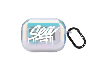 WIND AND SEA x CASETIFY x it's a living LOGO TPU Air Pods Pro Case "Aurora"