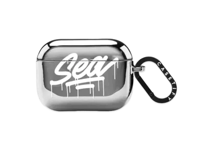 WIND AND SEA x CASETIFY x it's a living LOGO MIRROR Air Pods Pro Case "Mirror Silver"