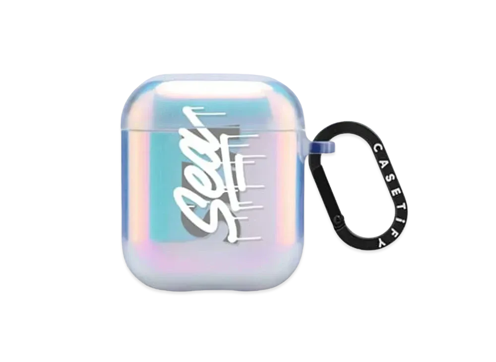 WIND AND SEA  x CASETIFY x it's a living LOGO TPU Air Pods (2nd generation) Case "Aurora"