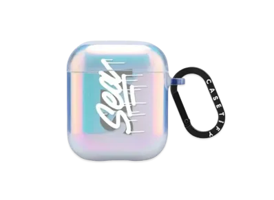 WIND AND SEA x CASETIFY x it's a living LOGO TPU Air Pods (2nd generation) Case "Aurora"