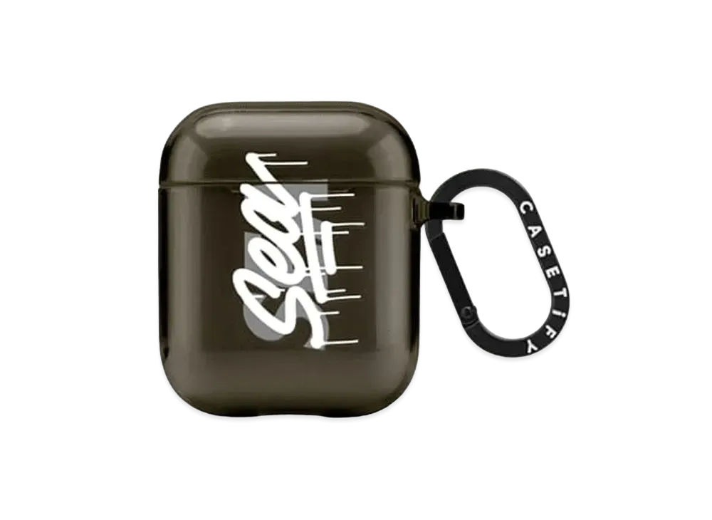 WIND AND SEA  x CASETIFY x it's a living LOGO TPU Air Pods (2nd generation) Case "Black"