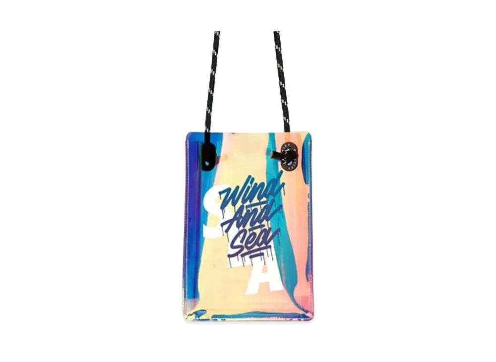 WIND AND SEA  x CASETIFY x it's a living WIND AND SEA LOGO Phone Sling"Black" "Aurora"