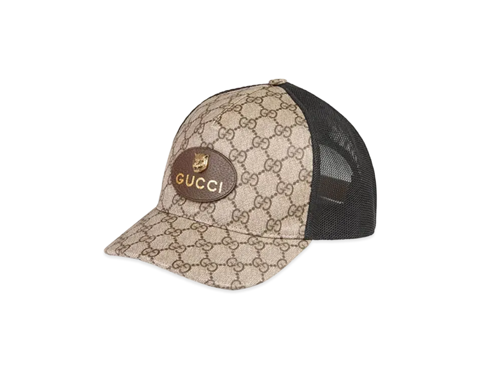 GUCCI GG Supreme Tiger Cap "Beige"