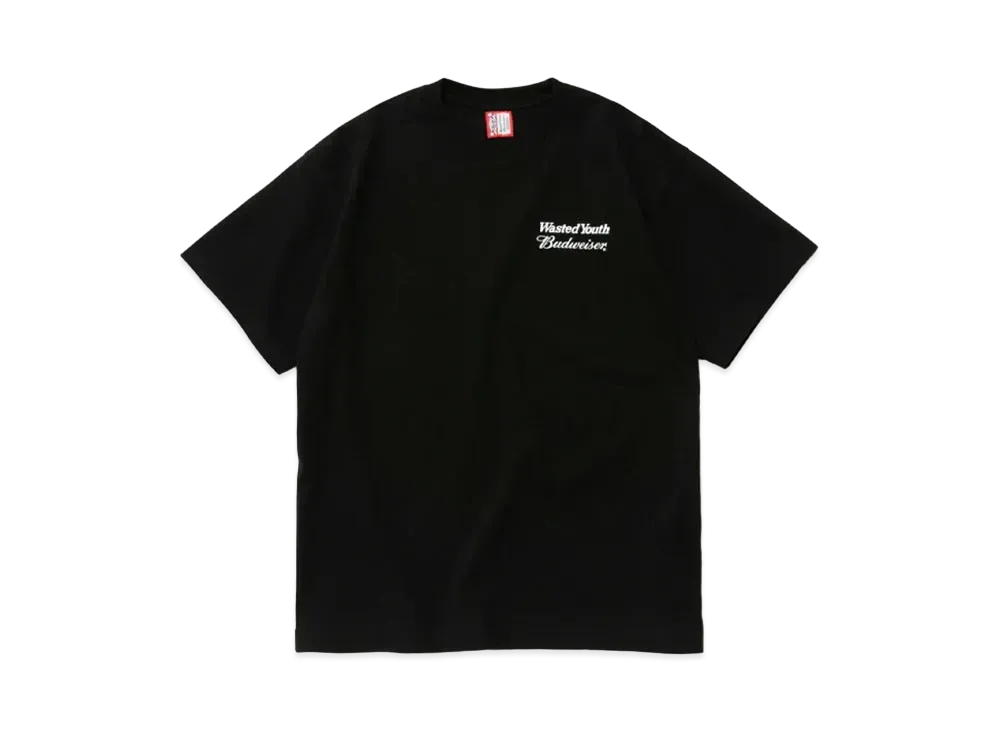 Wasted Youth x Budweiser WYxBW T-SHIRT "Black" / VERDY