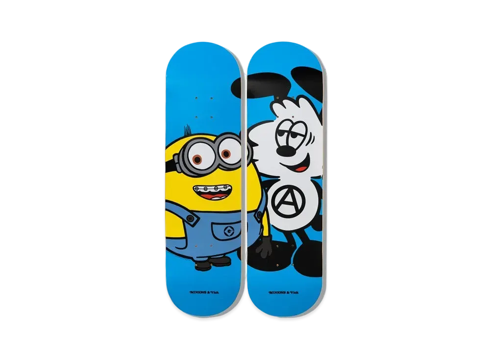 Wasted Youth x MINIONS MINIONS x VICK SKATEBOARD DECK SET "Multi" / VERDY
