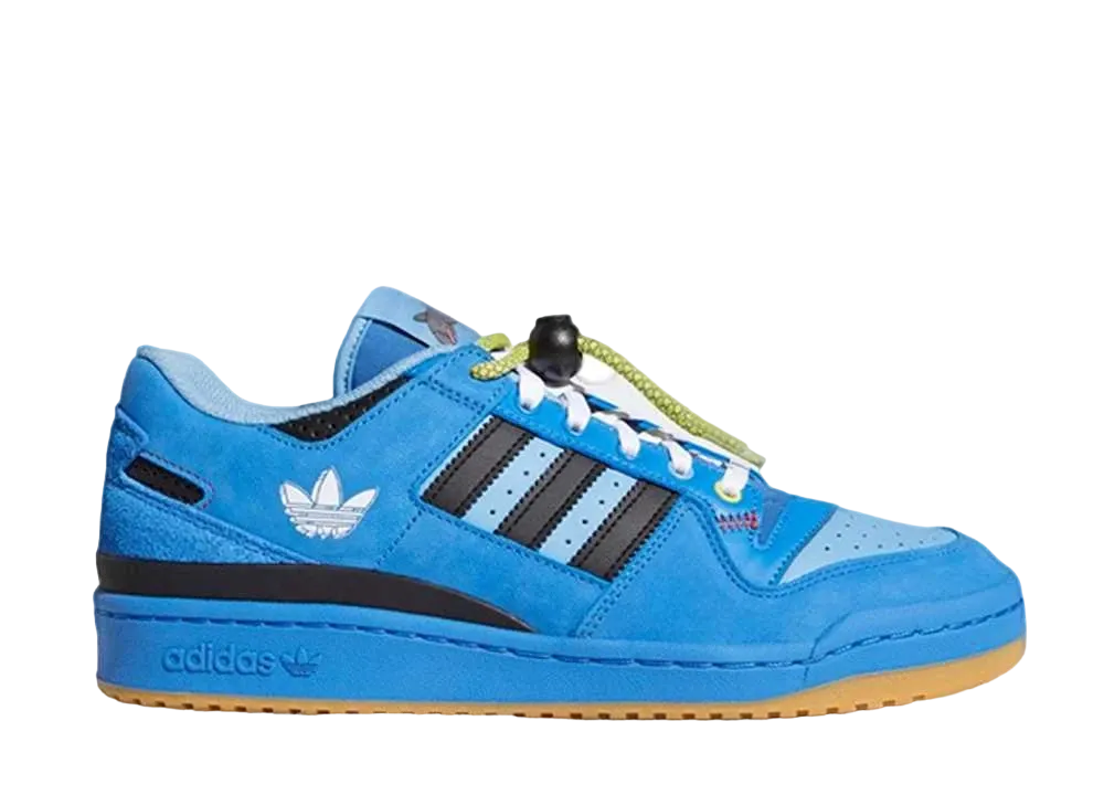 adidas Forum Low Hebru Brantley "Customize/Core Black/Light blue"