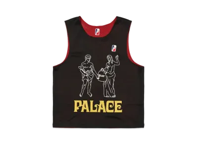 PALACE MESH PRACTICE VEST "Black / Red"