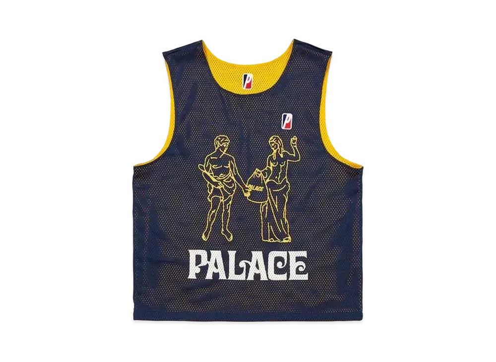 PALACE MESH PRACTICE VEST "Navy / Yellow"