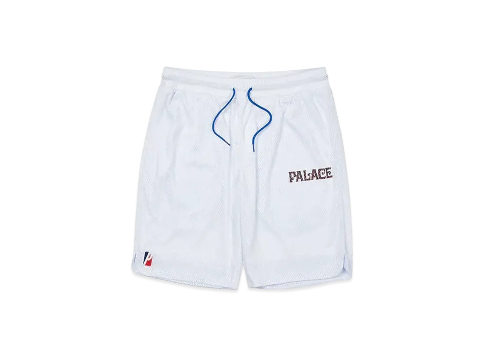 PALACE MESH PRACTICE SHORTS "White"