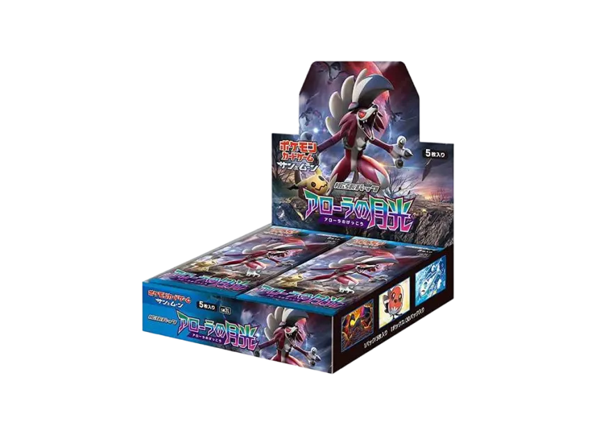 alolan moonlight booster box Pokemon Japanese SM2L Sun & Moon Pack Moon expansion. Opening an Alola MOON Collection