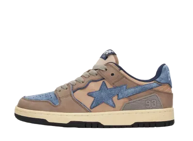 A BATHING APE®︎ SK8 STA #3 "Beige/Indigo/Black"