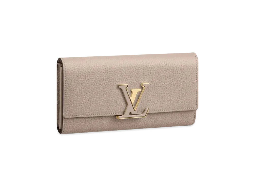 Louis Vuitton Capucines Wallet "Galet"