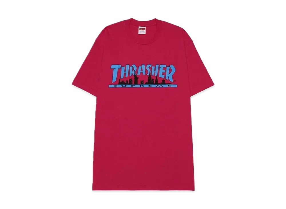 Supreme / Thrasher® Skyline Tee "Pink"