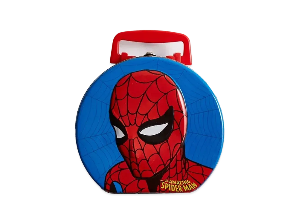 キス 1999 スパイダー マン 3D ランチ ボックス "レッド ブルー" 