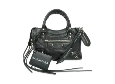 BALENCIAGA Classic Mini City Hand Bag "Black"
