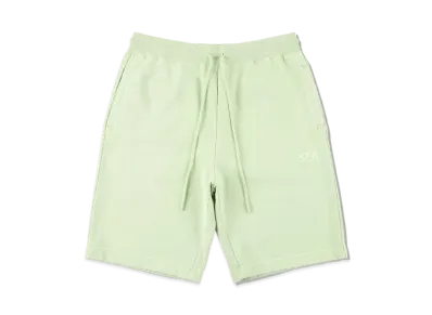 WIND AND SEA SEA (PIGMENT-DYE) SWEAT SHORTS #1 "Pistacio"