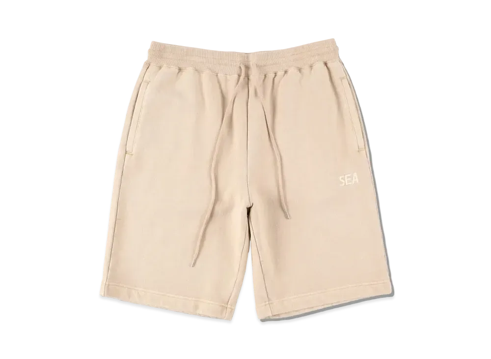 WIND AND SEA SEA (PIGMENT-DYE) SWEAT SHORTS #2 "Sand"