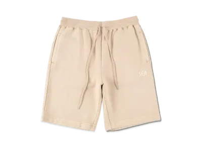 WIND AND SEA SEA (PIGMENT-DYE) SWEAT SHORTS #2 "Sand"