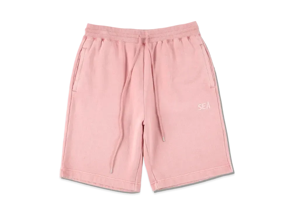 WIND AND SEA SEA (PIGMENT-DYE) SWEAT SHORTS #2 "FS Pink"