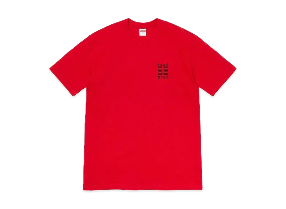 Supreme / dead prez Tee "Red"