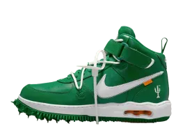 オフホワイト × ナイキ エアフォース1 ミッド SP LTHR "パイングリーン"