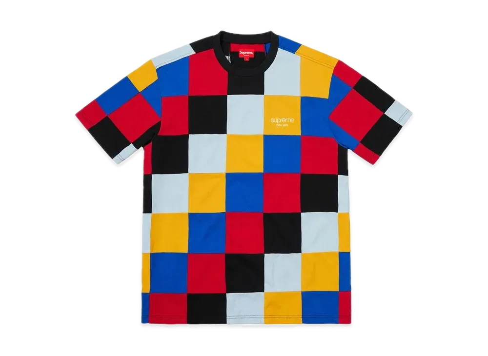 Supreme Patchwork Pique Tee "Red"