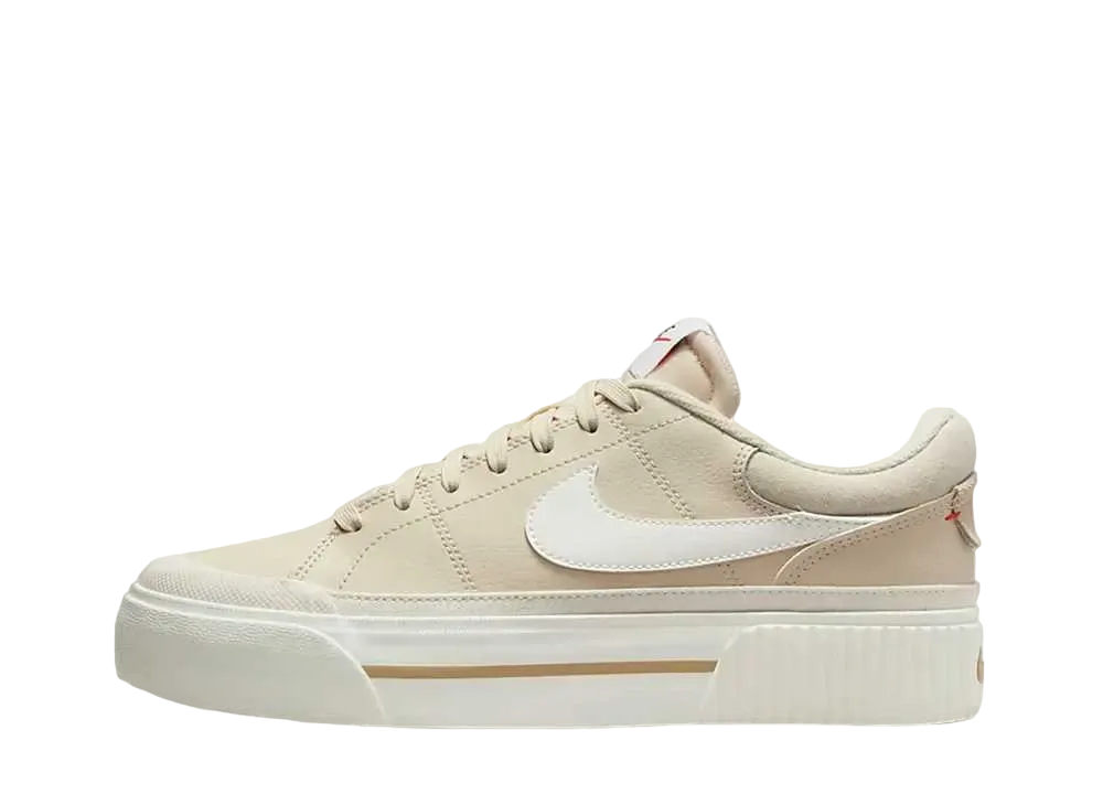 Nike Women's Court Legacy Rift "Pearl White/Sail/Team Orange/Phantom"