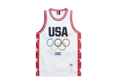 Kith x Team USA Basketball Jersey "White"