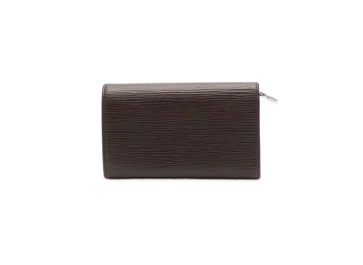 Louis Vuitton Epi Porte Monnaie Bie Tresor "Mocha"