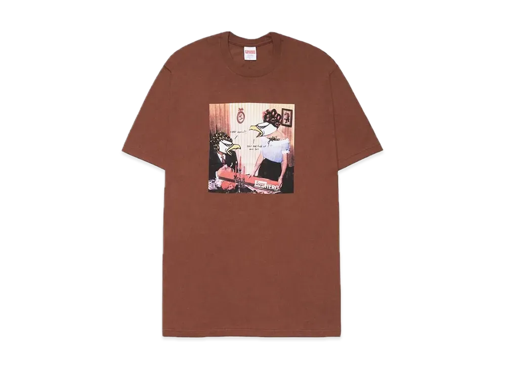 Supreme / ANTIHERO Curbs Tee "Brown"