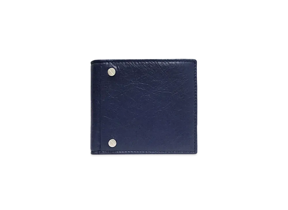 BALENCIAGA Square Coin Wallet "Navy"