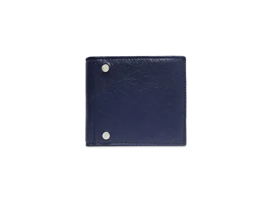 BALENCIAGA Square Coin Wallet "Navy"