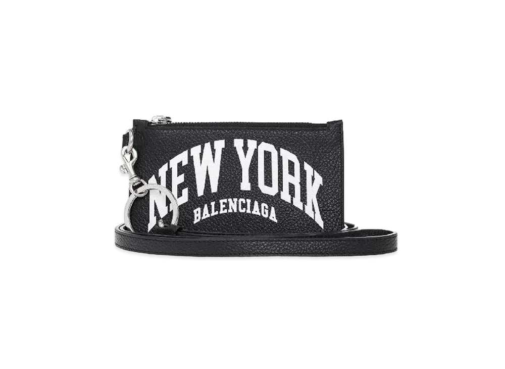 BALENCIAGA Cities New York Card Holder "Black"