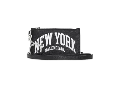BALENCIAGA Cities New York Card Holder "Black"
