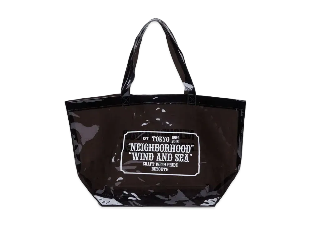 NEIGHBORHOOD NHWDS / P-BEACH BAG "Black"