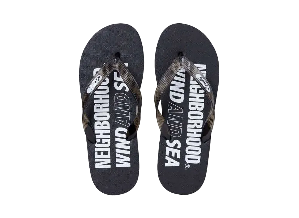 NEIGHBORHOOD NHWDS / SR-BEACH SANDAL "Black"