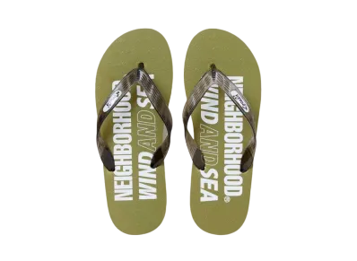 NEIGHBORHOOD NHWDS / SR-BEACH SANDAL "Olive Drab"