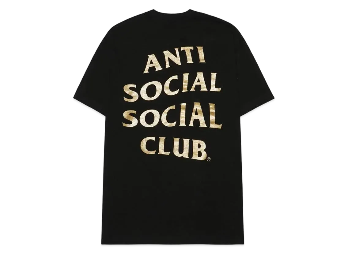 ANTI SOCIAL SOCIAL CLUB (Japan Only) Congrats Tee "Black" (FW20)