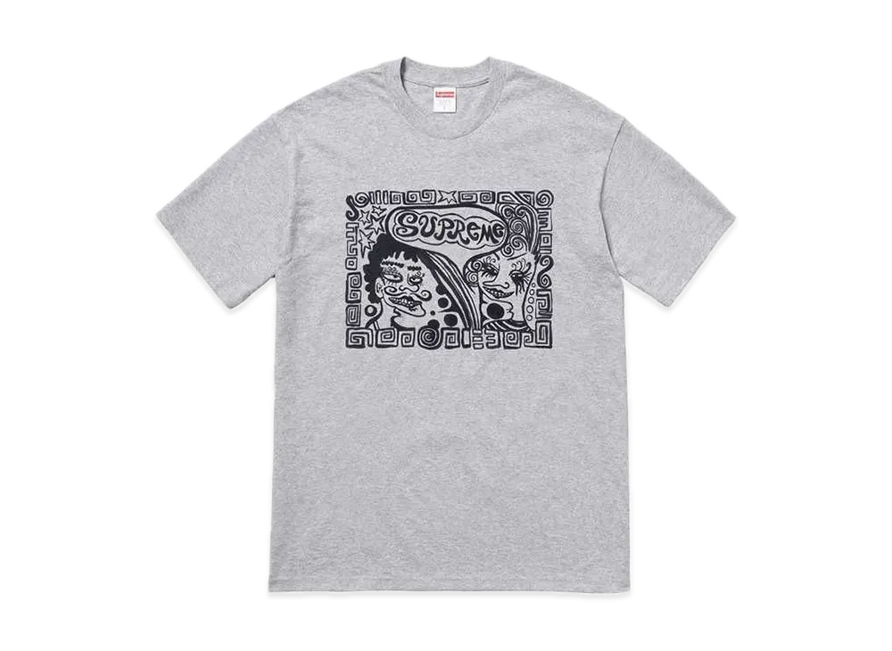 Supreme Faces Tee "Heather Grey"