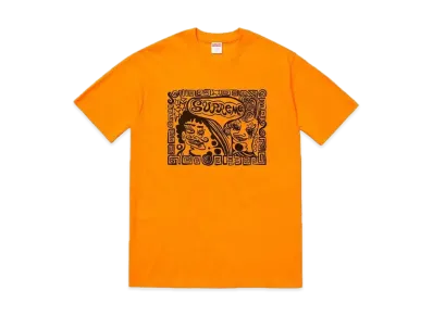Supreme Faces Tee "Bright Orange"