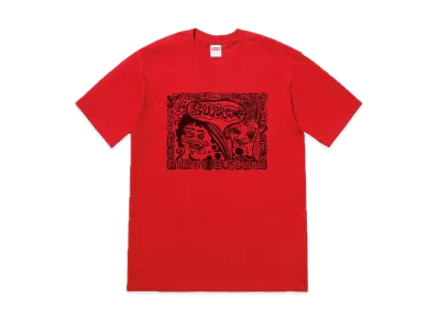 Supreme Faces Tee "Red"