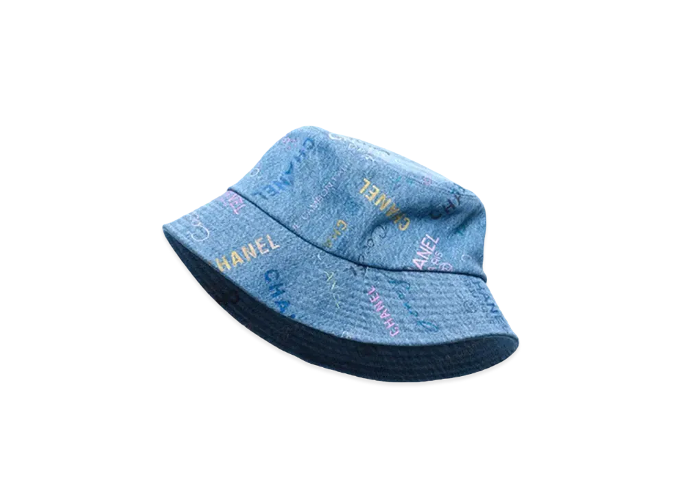 A (未使用に近い)】極美品 シャネル ココマーク パイル バケットハット