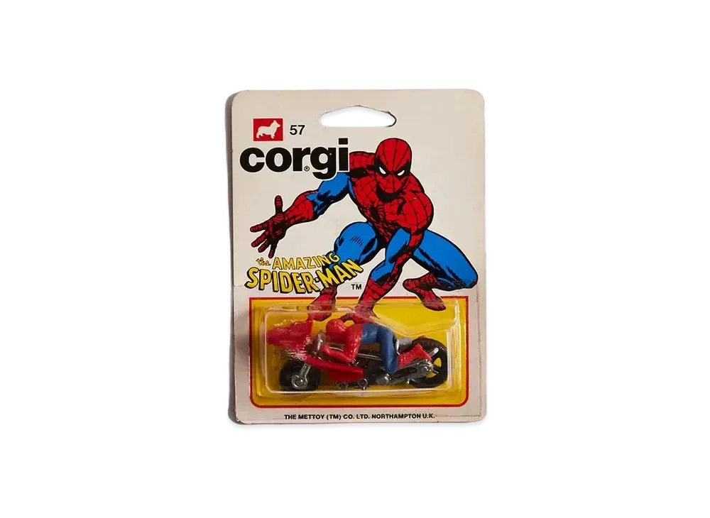 Kith Spider-Man Corgi Bike Small Card "Multi"