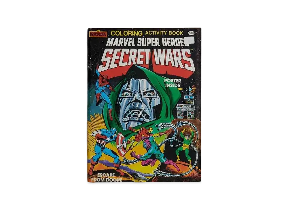 Kith Marvel Super Heroes Secret Wars Coloring Book "Multi"
