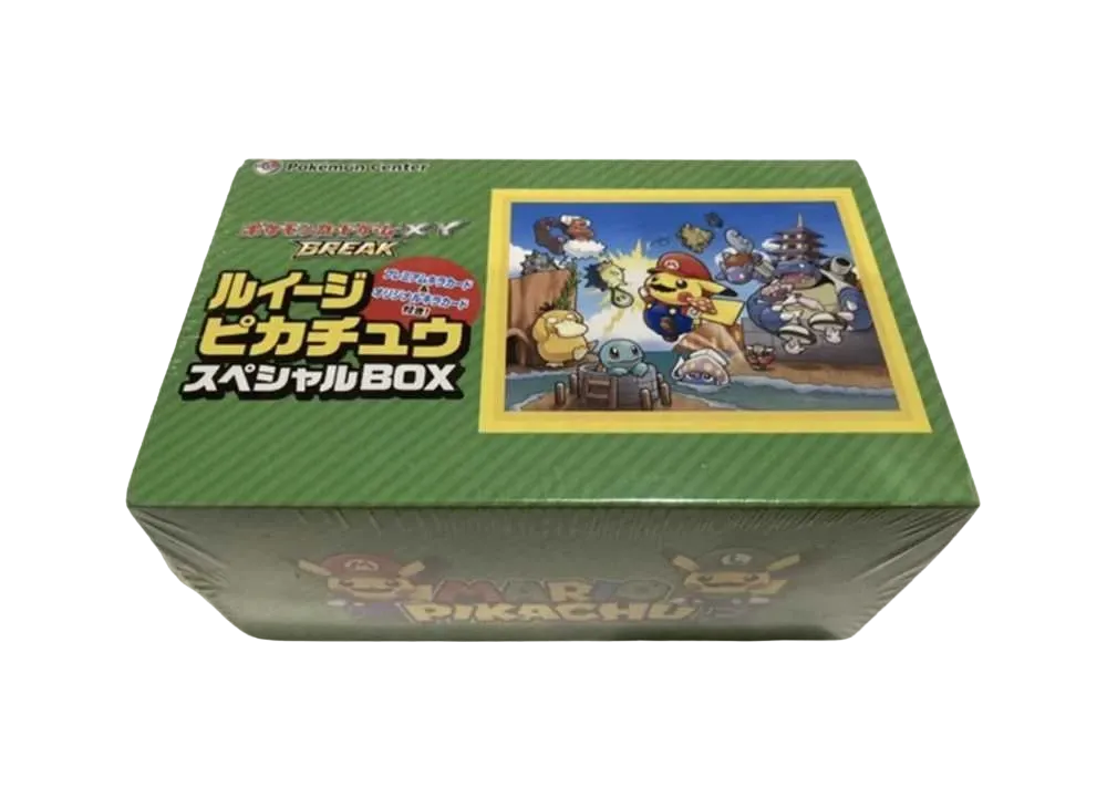 pokemon card game xy break mario pikachu special box & Luigi Pokemon Acrylic Mario and Luigi