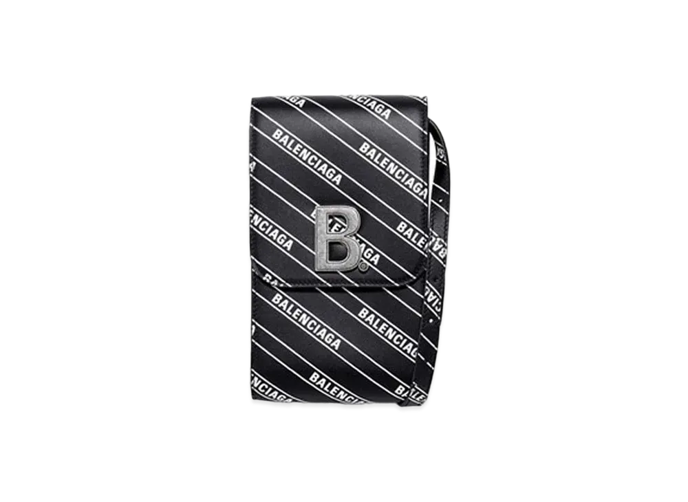 バレンシアガ B レザー ミニ バッグ ”ブラック” 600201 1NH6Y 1090