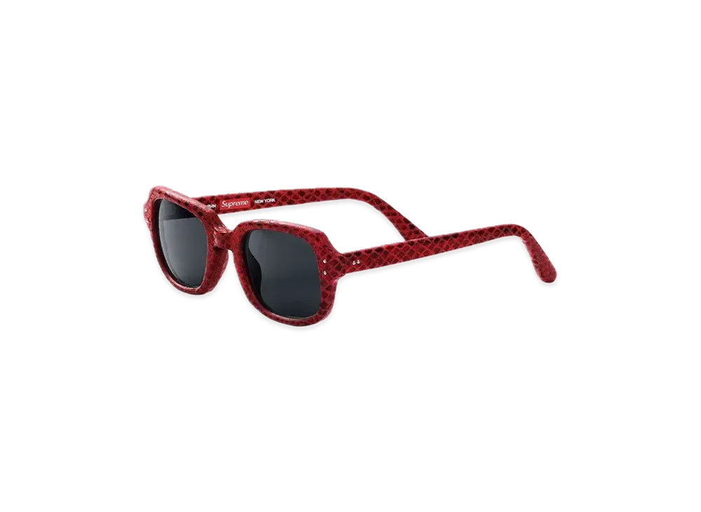 Supreme Marvin Sunglasses "Red Snakeskin"